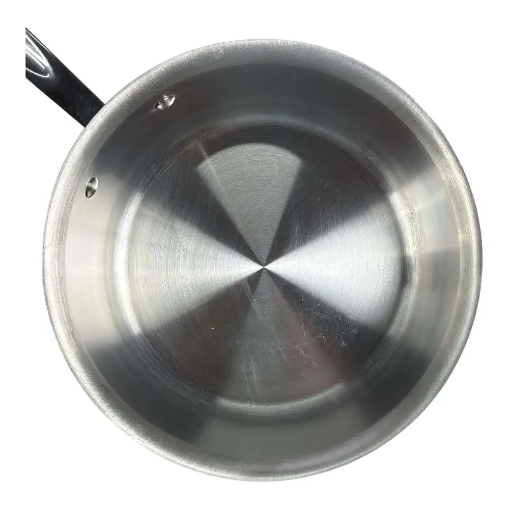 All-Clad D3 Stainless Steel 3-ply Bonded 3 Quart Qt Sauce Pan USA No Lid